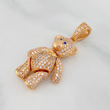 Articulated Bear Pendant 9.75 g / 1 1/2 in 18K Rose Gold