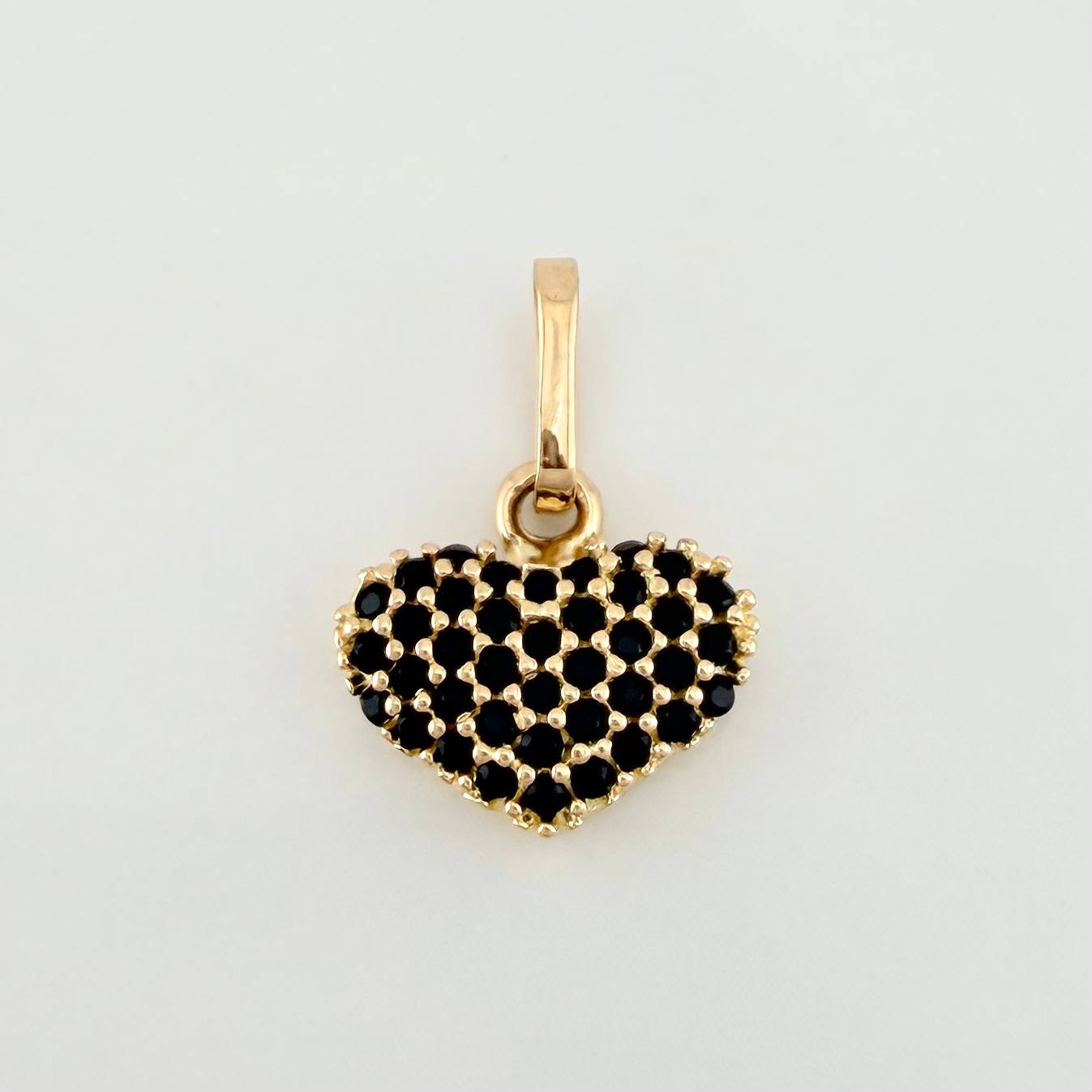 Dije Corazón 0.9 g / 1/2 in Oro Amarillo 18K