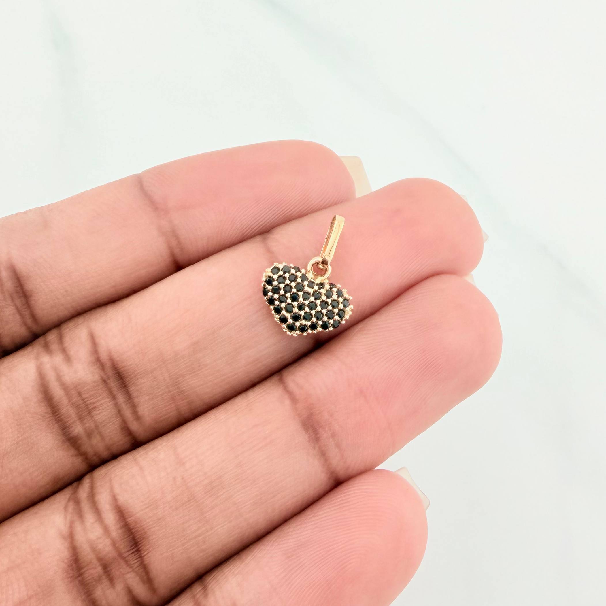 Dije Corazón 0.9 g / 1/2 in Oro Amarillo 18K