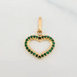 Dije Silueta Corazón 0.8 g / 3/4 in Oro Amarillo 18K