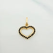 Dije Silueta Corazón 0.8 g / 3/4 in Oro Amarillo 18K