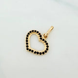 Dije Silueta Corazón 0.8 g / 3/4 in Oro Amarillo 18K