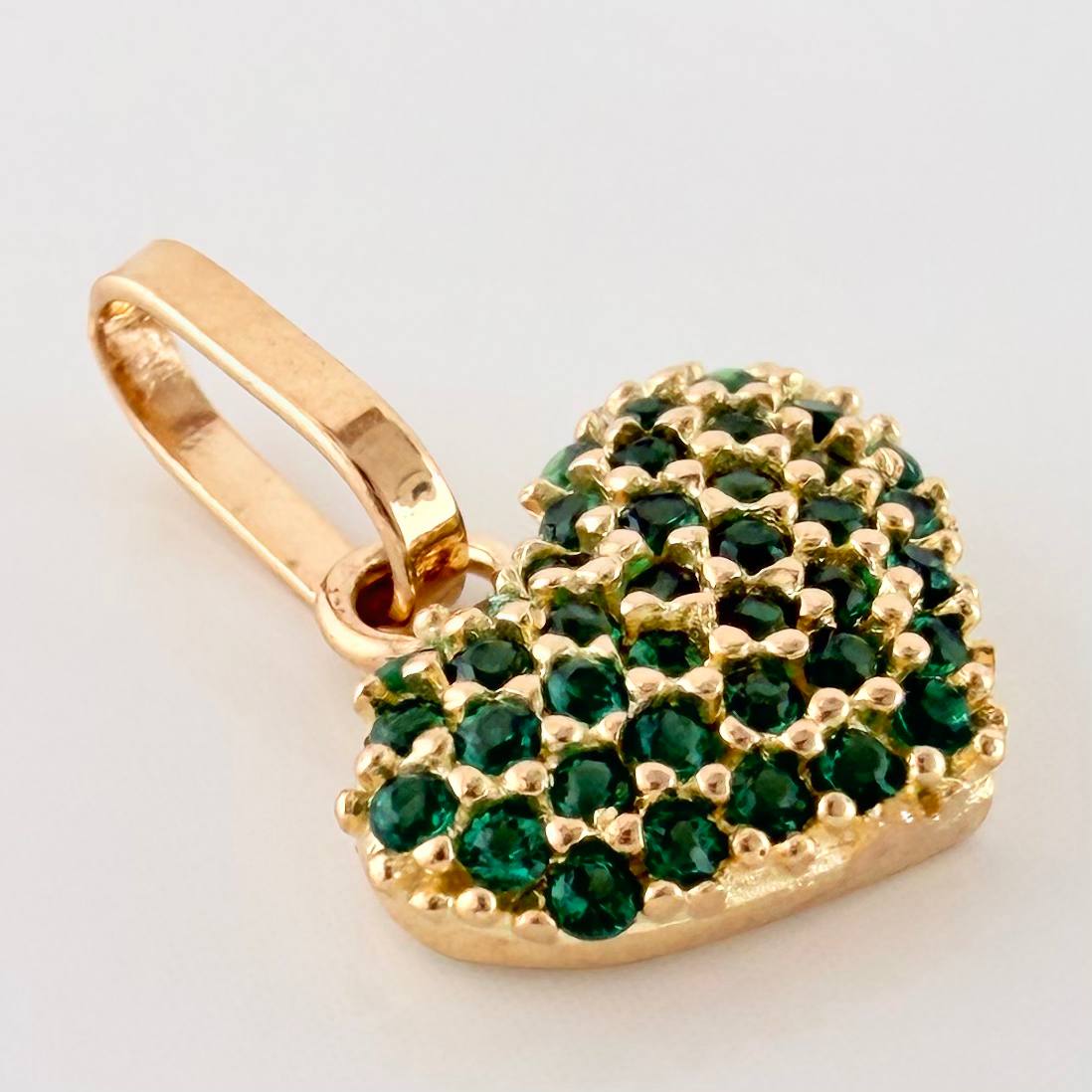 Dije Corazón 0.9 g / 1/2 in Oro Amarillo 18K