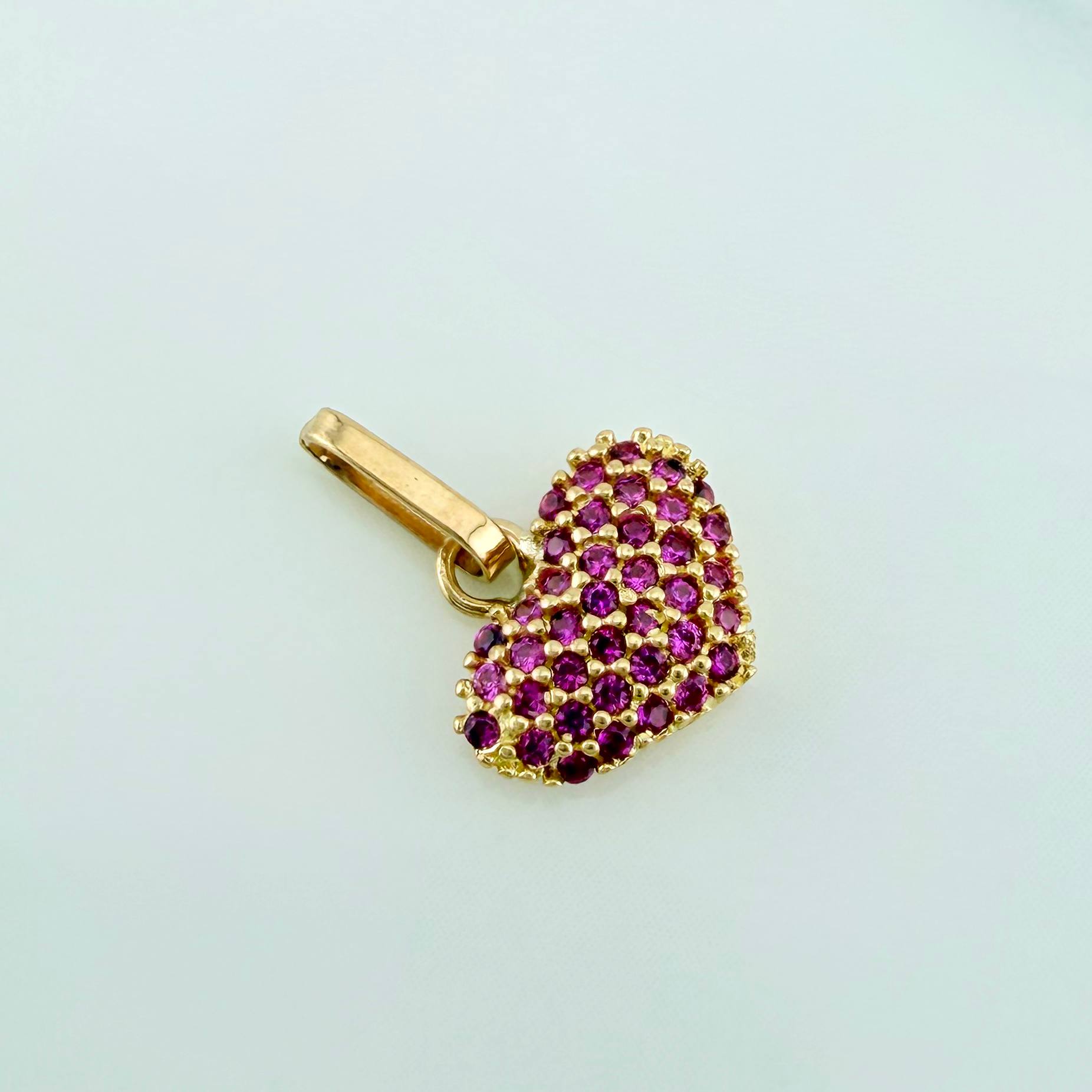 Pendant Heart 0.85 g / 1/2 in Yellow Gold 18K