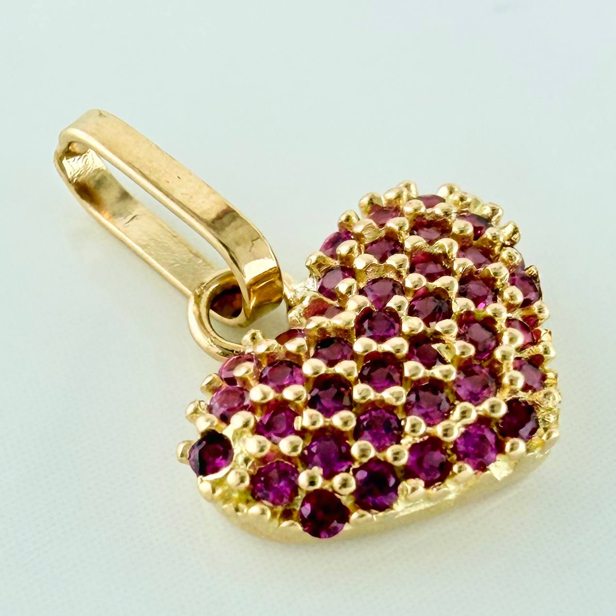 Pendant Heart 0.85 g / 1/2 in Yellow Gold 18K
