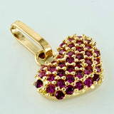Pendant Heart 0.9 g / 1/2 in Yellow Gold 18K