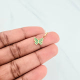Dije Mariposa 0.75 g / 3/4 in Oro Amarillo 18K