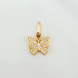 Dije Mariposa 0.75 g / 1/2 in Oro Amarillo 18K