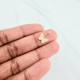 Dije Mariposa 0.75 g / 1/2 in Oro Amarillo 18K