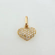 Dije Corazón 0.9 g / 1/2 in Oro Amarillo 18K