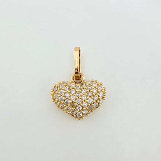 Dije Corazón 0.9 g / 1/2 in Oro Amarillo 18K