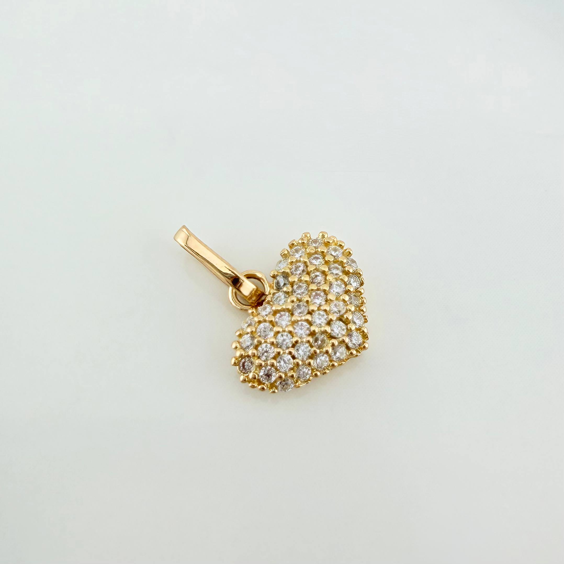 Dije Corazón 0.9 g / 1/2 in Oro Amarillo 18K