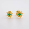 Topos Sol Esmeralda 10pts 1.4g / in / 7.4mm Oro Amarillo 18K