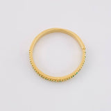 Anillo Churumbela Esmeraldas 19pts 2g / T4 3/4 Oro Amarillo 18K