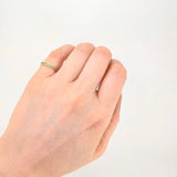 Anillo Churumbela Esmeraldas 19pts 2g / T4 3/4 Oro Amarillo 18K