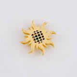 Dije Sol Esmeralda 82pts 4.05g / 3/4 in Oro Amarillo 18K