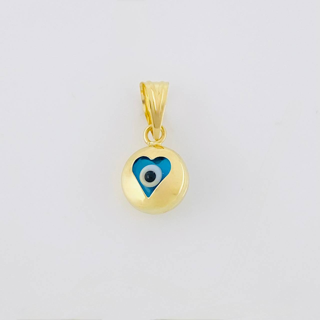 Turkish Heart Pendant 0.55g / 1/2 in 18K Yellow Gold