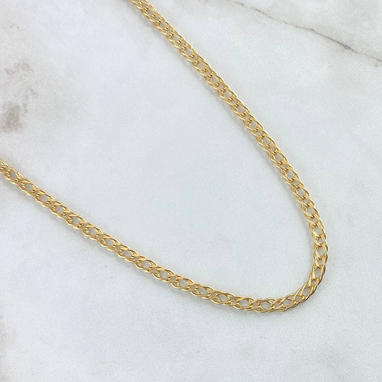 Wheat Chain 5.35gr / 50cm / 3.6mm Yellow Gold +3 18K
