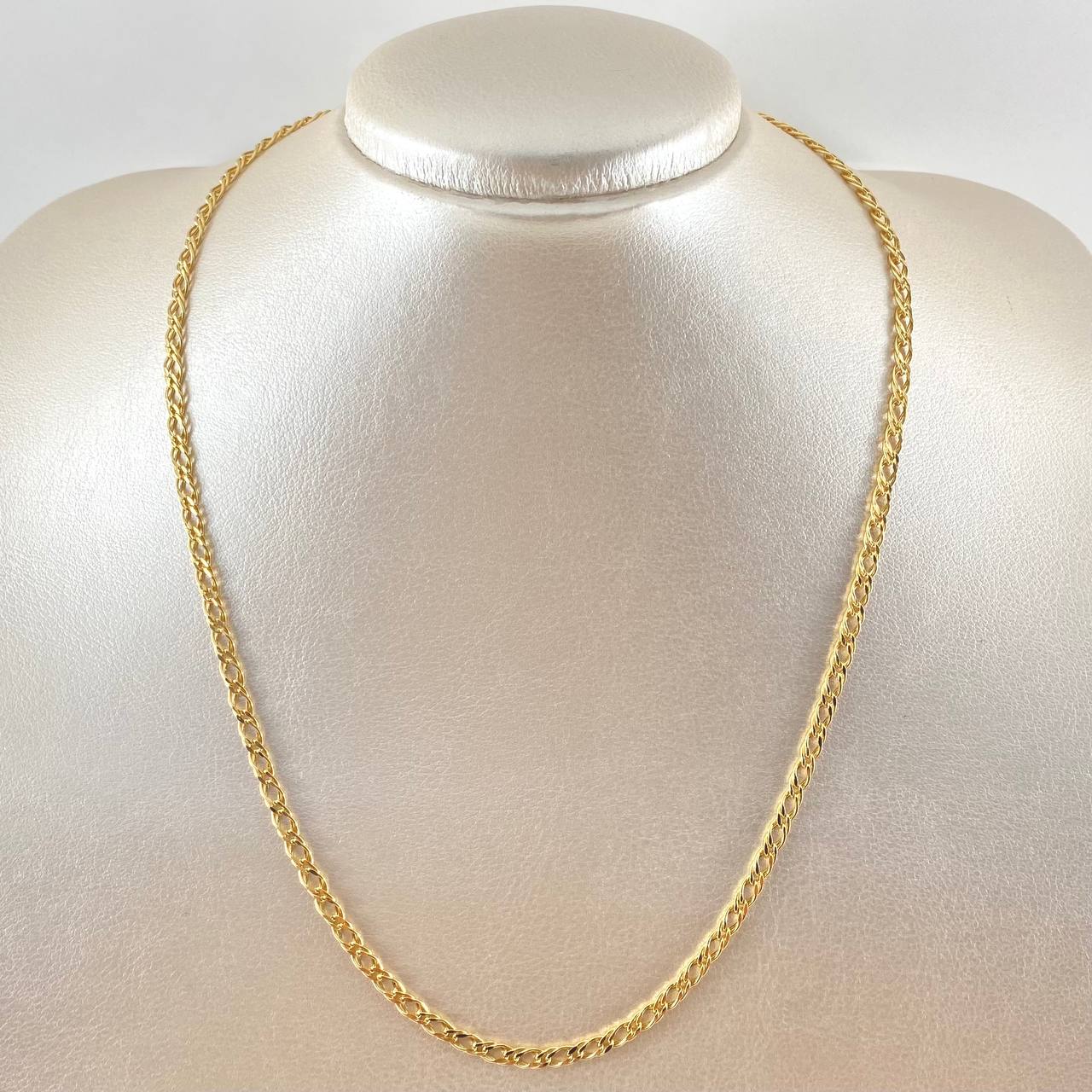 Wheat Chain 5.35gr / 50cm / 3.6mm Yellow Gold +3 18K