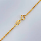 Cadena Lazo 1gr / 20 in / 2mm Oro Amarillo +3 18K $