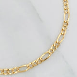 Pulso Fígaro 1.55g / 7 1/2 in / 3.53mm Oro Amarillo 18K