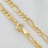 Pulso Fígaro 1.55g / 7 1/2 in / 3.53mm Oro Amarillo 18K