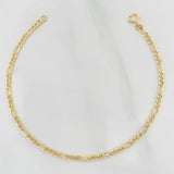 Pulso Fígaro 1.05g / 7 1/2 in / 2.6mm Oro Amarillo 18K