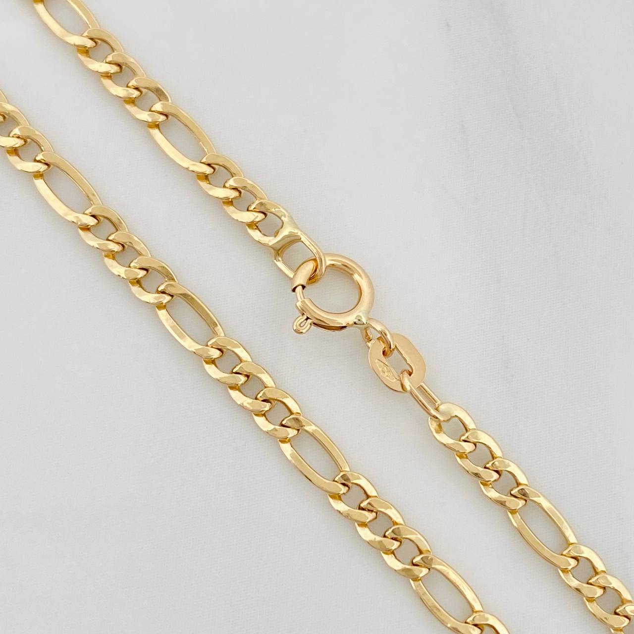 Pulso Fígaro 1.05g / 7 1/2 in / 2.6mm Oro Amarillo 18K