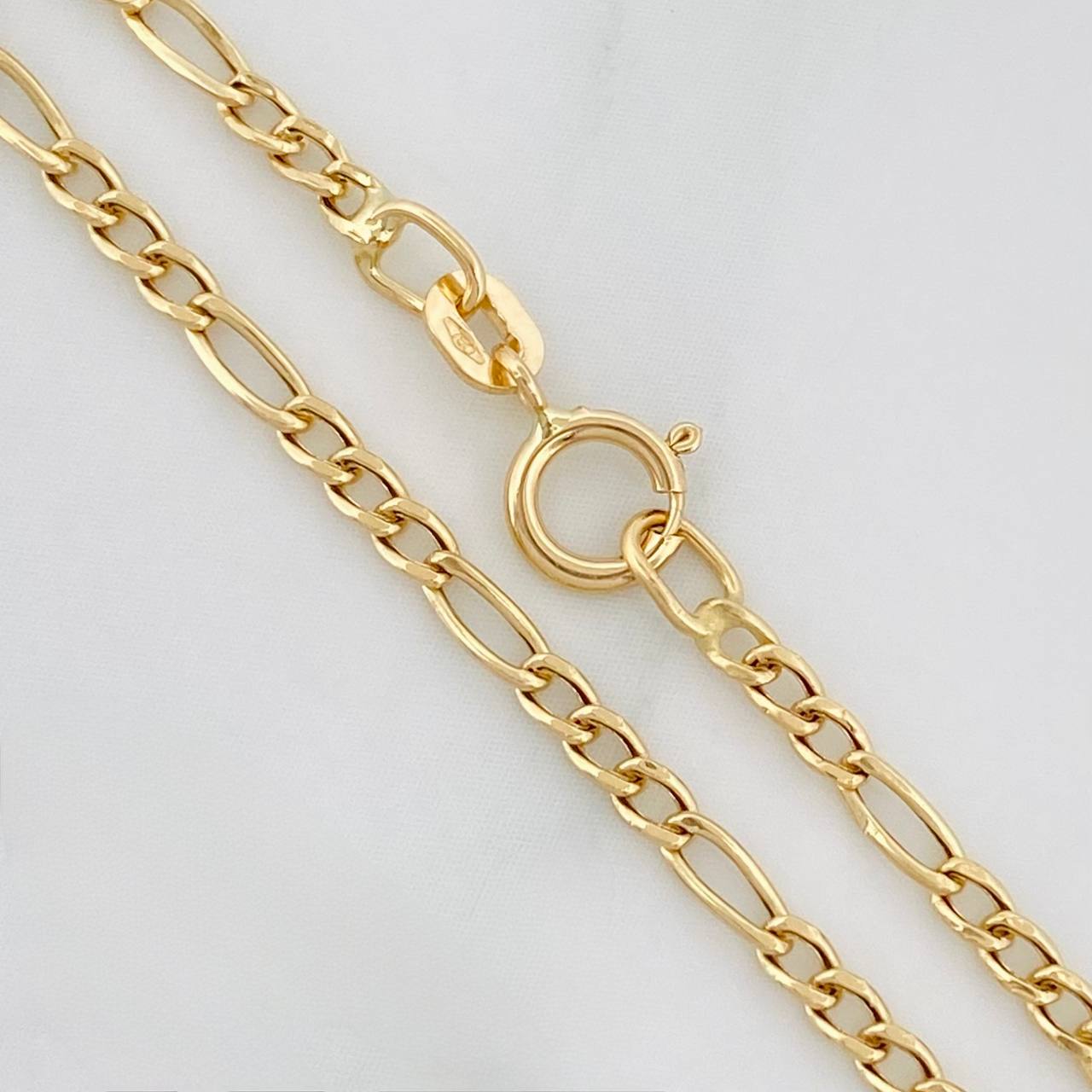 Pulso Fígaro 0.7g / 7 1/2 in / 1.94mm Oro Amarillo 18K