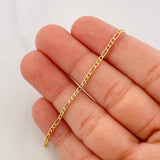 Pulso Fígaro 0.7g / 7 1/2 in / 1.94mm Oro Amarillo 18K