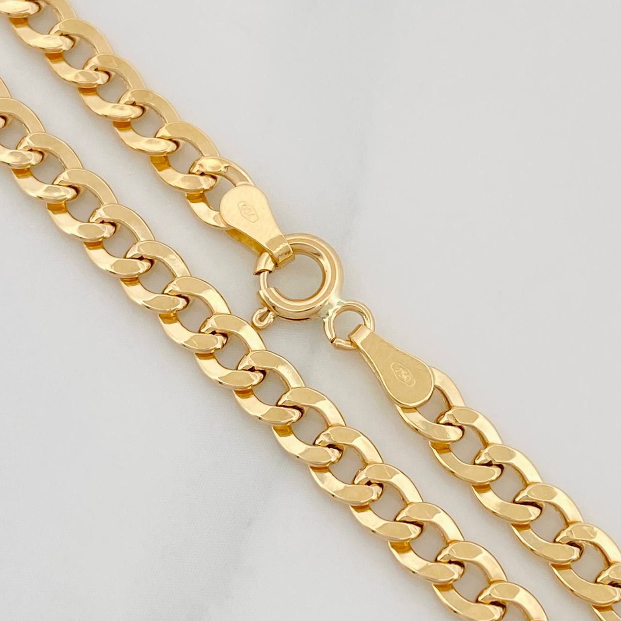 Pulso Cubano 2.6g / 7 3/4 in / 4.2mm Oro Amarillo 18K
