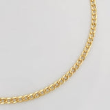 Pulso Cubano 1g / 7 1/2 in / 2.36mm Oro Amarillo 18K