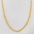 Cadena Lazo 2.3g / 16 in / 1.96mm Oro Amarillo 18K