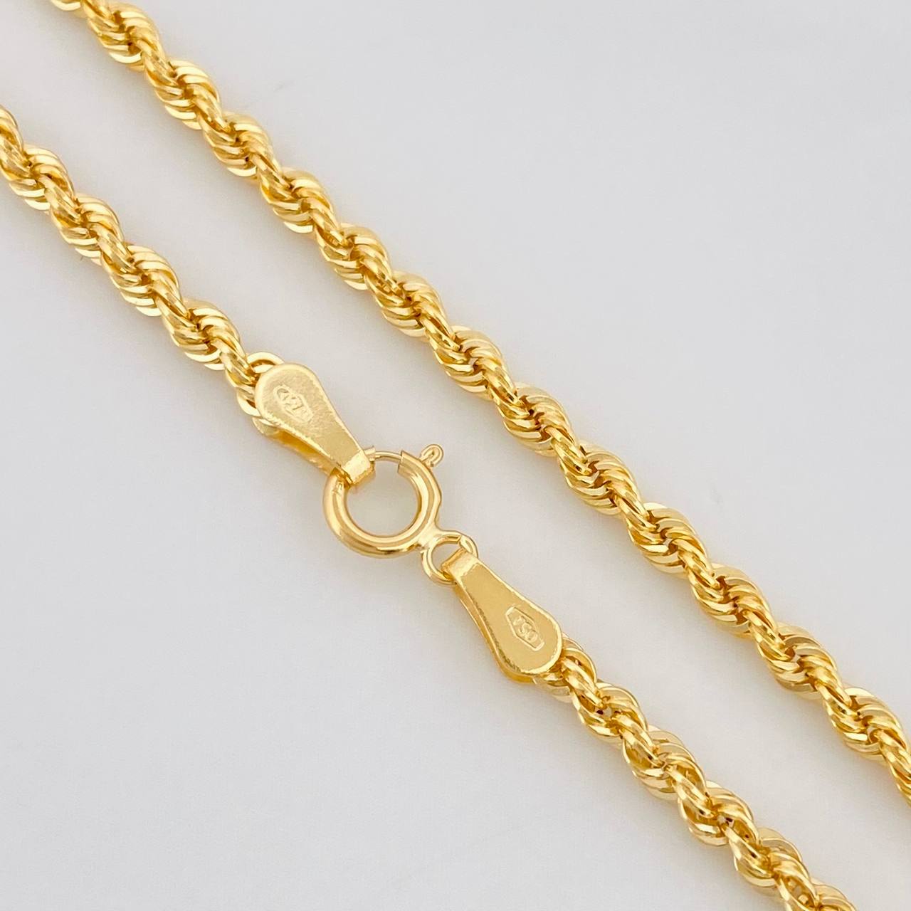 Cadena Lazo 2.3g / 16 in / 1.96mm Oro Amarillo 18K