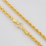 Cadena Lazo 2.3g / 16 in / 1.96mm Oro Amarillo 18K