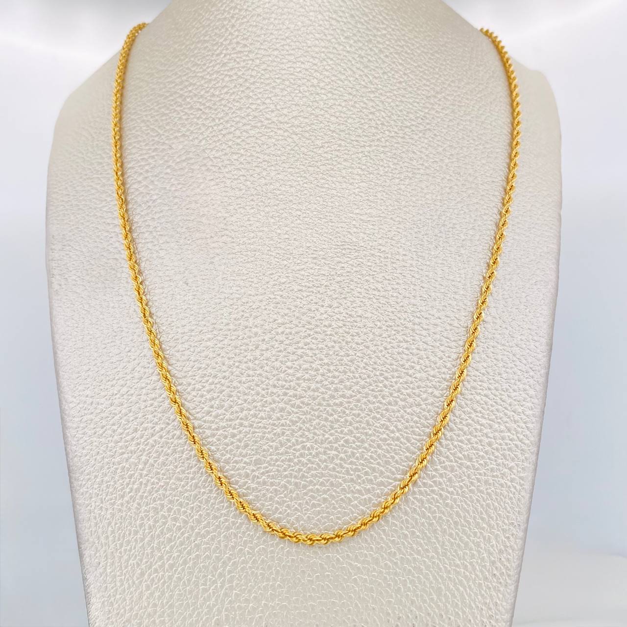 Cadena Lazo 2.3g / 16 in / 1.96mm Oro Amarillo 18K