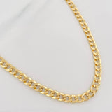 Cadena Cubana 10.1g / 24 in / 5.1mm Oro Amarillo 18K