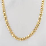 Cadena Cubana 7.3g / 24 in / 4.18mm Oro Amarillo 18K