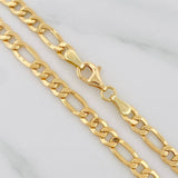 Figaro Chain 7.7g / 24 in / 4.3mm 18K Yellow Gold