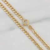 Cadena Cubana 2.15g / 18 in / 2.3mm Oro Amarillo 18K