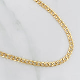 Cadena Cubana 3.35g / 18 in / 2.96mm Oro Amarillo 18K