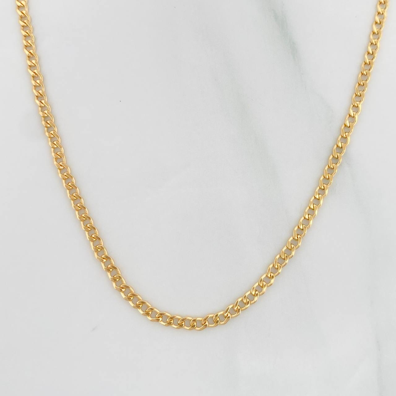 Cadena Cubana 1.8g / 18 in / 1.92mm Oro Amarillo 18K