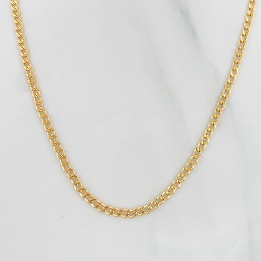 Cadena Cubana 1.8g / 18 in / 1.92mm Oro Amarillo 18K