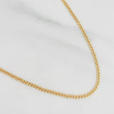 Cadena Cubana 1.8g / 18 in / 1.92mm Oro Amarillo 18K