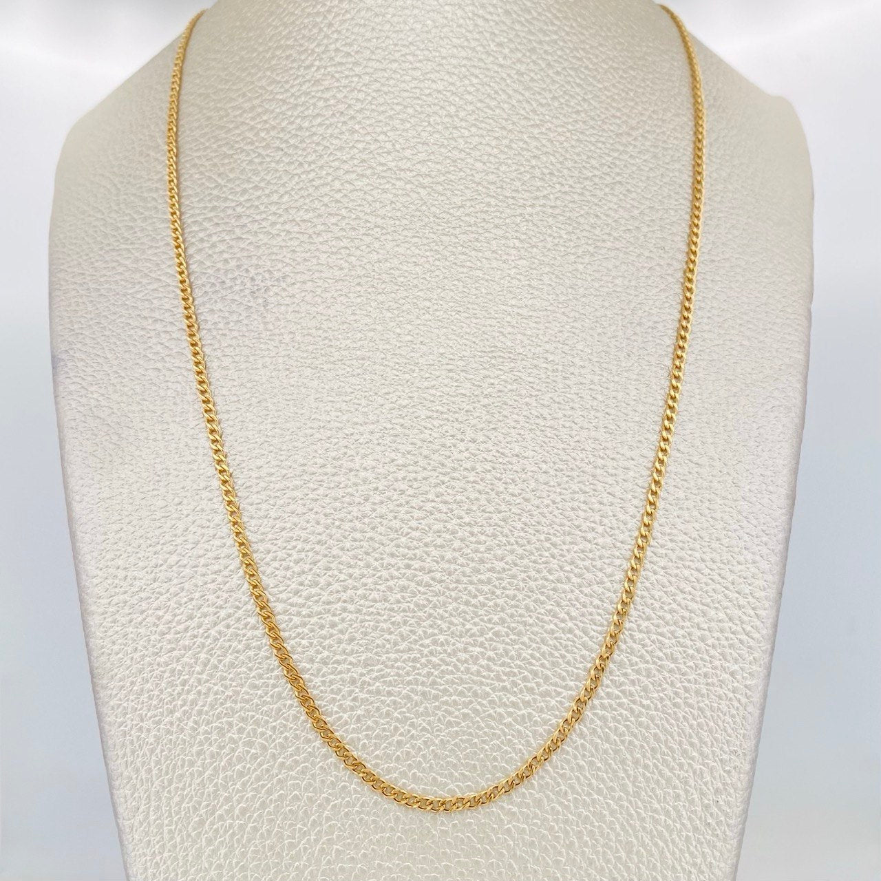 Cadena Cubana 1.8g / 18 in / 1.92mm Oro Amarillo 18K