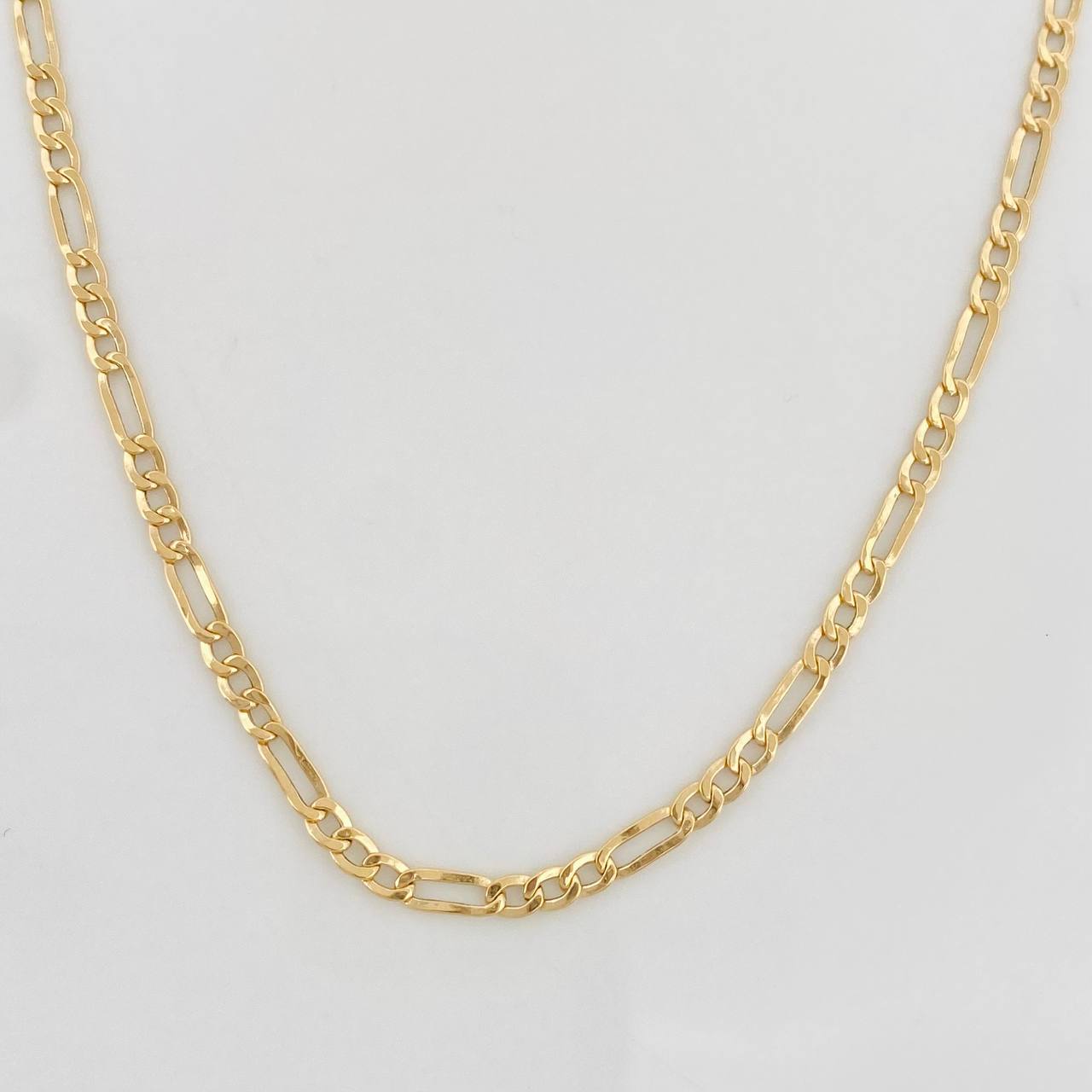Figaro Chain 3g / 24 in / 2.33mm Yellow Gold 18K