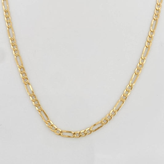 Figaro Chain 7.45g / 24 in / 4.1mm 18K Yellow Gold