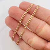 Figaro Chain 3g / 24 in / 2.33mm Yellow Gold 18K