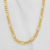 Cadena Fígaro 9.45g / 24 in / 4.28mm Oro Amarillo 18K