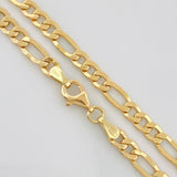 Cadena Fígaro 9.45g / 24 in / 4.28mm Oro Amarillo 18K